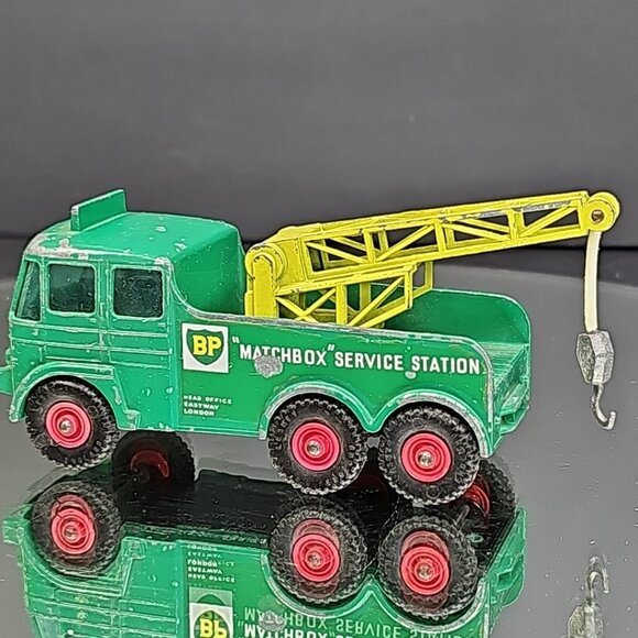 Matchbox '60s K-12-A2 King Size Heavy Wrecker Tow Truck Vintage Diecast No 12 UK - Picture 3 of 9